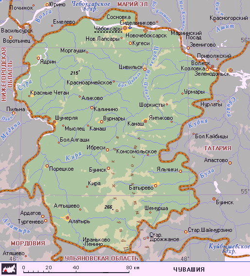 такси Москва-Чебоксары, как доехать в Чувашию?,такси межгород,карта до Чувашии