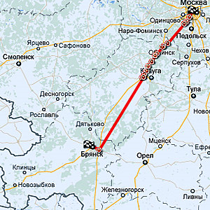 Карта такси Москва Брянск такси Москва-Брянск,как доехать в Брянск, карта Москва Брянск